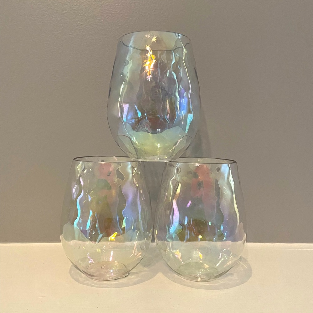 Iridescent drinkware set - Picture 1 of 2